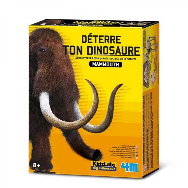 Kidzlabs: DETERRE-TON-DINOSAURE (Mammouth) - 4M-5663236