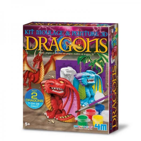 KIT DE MOULAGE: DRAGONS 3D - 4M-5664783