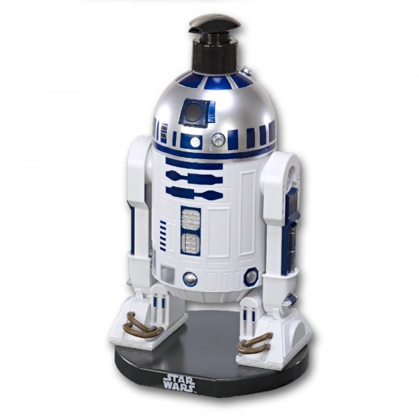 Gel douche et shampoing Star Wars : Flacon R2-D2 500 ml - Air-Val-06630