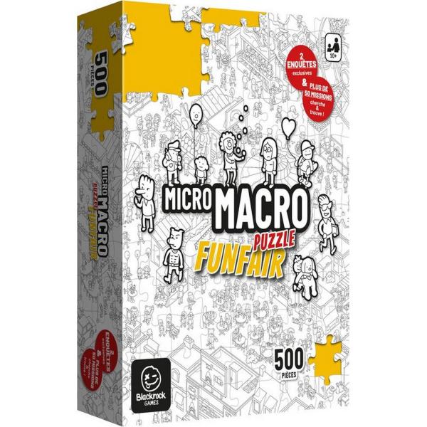 Puzzle 500 pièces : MICRO MACRO - PUZZLE FUNFAIR - Blackrock-SPI013MI