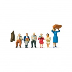 Modelismo: Figuras - Pasajeros sentados 1:45