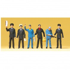 HO model making: Figures - French railway workers
