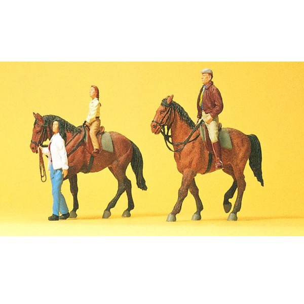 Modélisme HO : Figurines - Chevaux et cavaliers - Preiser-PR10501