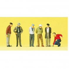 HO-Modellbau: Figuren - Pétanque-Spieler