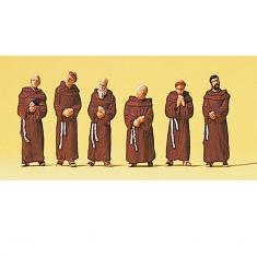 HO model making: Figurines - Franciscan Monks