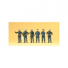 Fabricación de Maquetas HO: Figuras: bomberos franceses