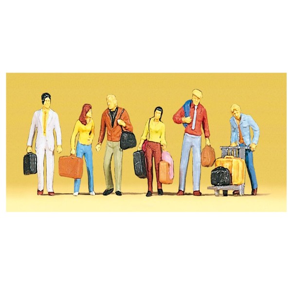 HO-Modellbau: Figuren: Reisende unterwegs - Preiser-PR10115