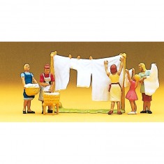 HO Modellbau - Figuren: Waschfrauen