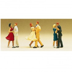 Modélisme HO - Figurines : Couples de danseurs