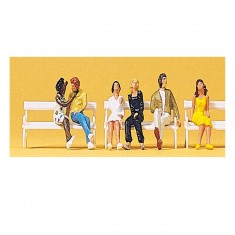Modelismo HO: Figuras - Parejas sentadas