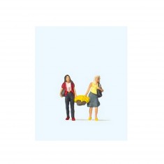 Figurines Preiser HO – Adolescents Debout – Échelle 1/87 – Pour Maquettes Ferroviaires Et Dioramas