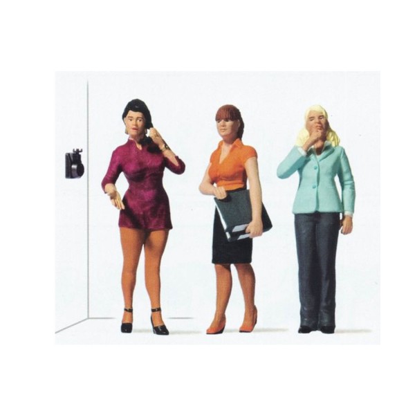 HO Modellbau: Figurine - Frauen im Büro - Preiser-PR44922