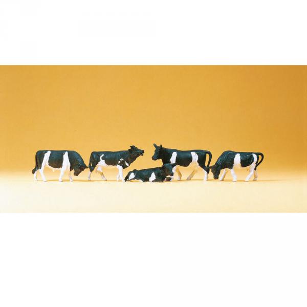 Modélisme HO Figurines : Vaches - Preiser-PR14155