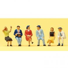HO Modellbaufiguren: Sitzende Figuren