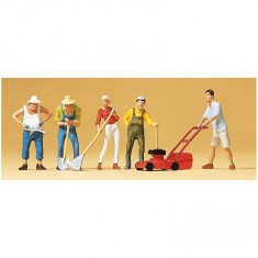 HO model making - Figures: Gardeners