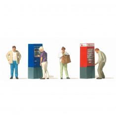 HO Modellbaufiguren: Verkaufsautomaten