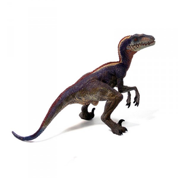 Figurine Dinosaure : Vélociraptor bleu - Papo-55053