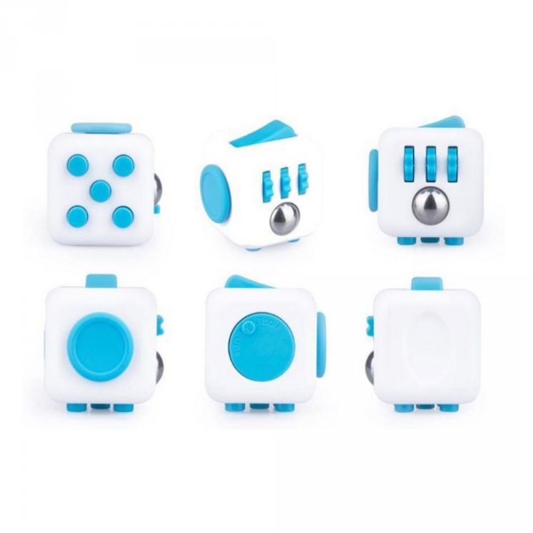 Anti-stress : Fidget Cube - Bleu et Blanc - EuroToys-34554