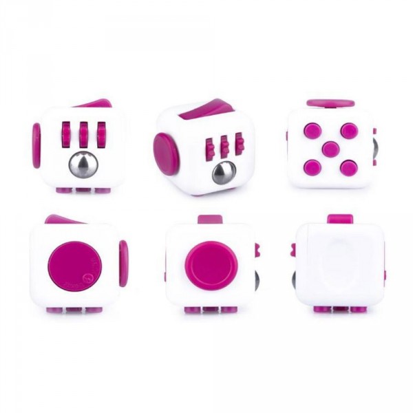 Anti-stress : Fidget Cube - Rose et Blanc - EuroToys-34555
