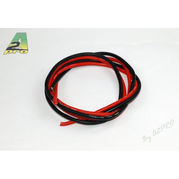 Fil silicon AWG8-8.3² Rouge + Noir (2x1m) A2PRO - A2P-17080