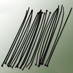 Collier Rilsan nylon noir 2,5x200mm (20 pcs)