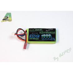 Black Lithium 1000mAh 45C 2S Bec (55 grs) A2PRO