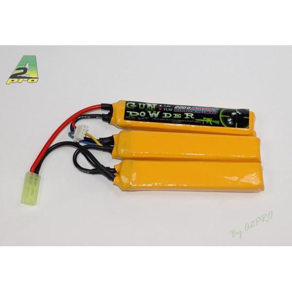 Gun Powder 2200 11,1V - 3 sticks Accu Airsoft Lipo A2PRO - A2P-9223012