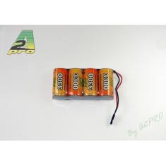 Pack Rx S 4.8V/AP-3300UV Prise JR