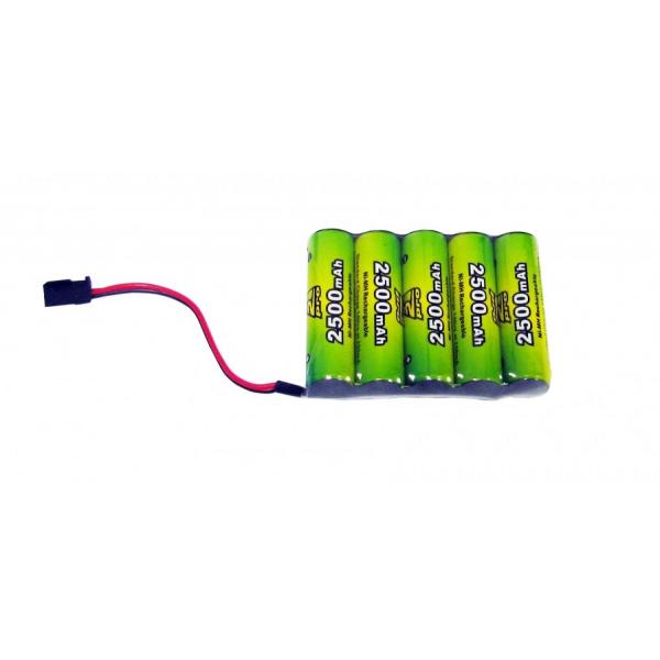 Batterie de réception 6V 2500Mah futaba - A2P-5259S