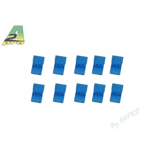 Boitier JR mâle bleu (10 pcs) - A2P-9335