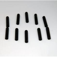 Entretoise nylon noir femelle-femelle M3x30 (10pcs) A2PRO