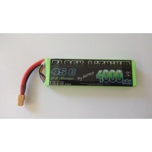 Black Lithium 4000mAh 45C 3S (307grs) A2PRO - A2P-9400330