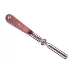 Chape plus embout  plus ecrou M2 - 6018-1