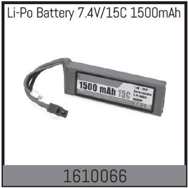 Li-Po Battery 7.4V/15C 1500mAh - Absima-1610066