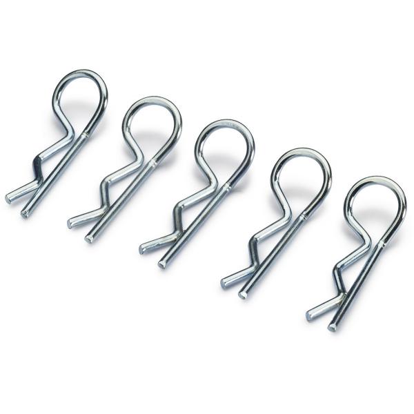 Abisma Clips carrosserie grand / Argent (10 pcs) - 2440014