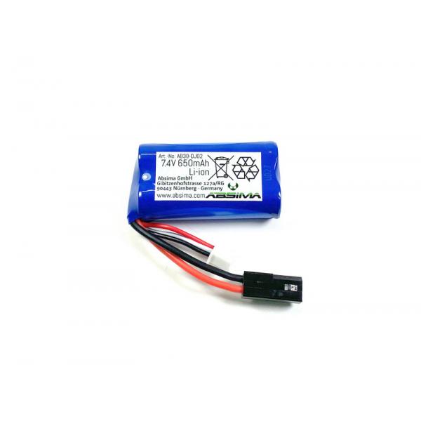 Accu LiIon 2S 7.4V 650mAh Absima Spirit 1-16e - Absima-AB30-DJ02