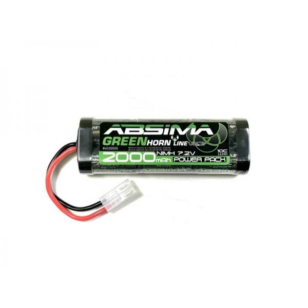 Batterie Greenhorn Vol.2 NiMH 7.2V 2000 (Tamiya) - Absima-4100005