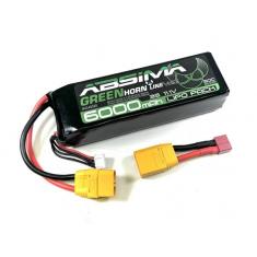 Batterie Greenhorn Vol.2 LiPo 3S 11,1V-50C 6000 SC (XT90/T-Plug)