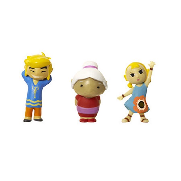 Micro figurines Nintendo : Link, Mémé et Arielle - Abysse-MFGNIN027-1