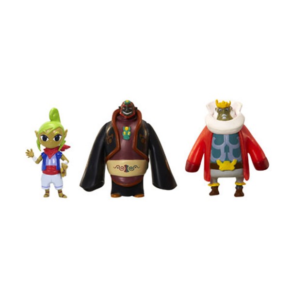 Micro figurines Nintendo : Tetra, Roi d'Hyrule et Ganondorf - Abysse-MFGNIN027-3