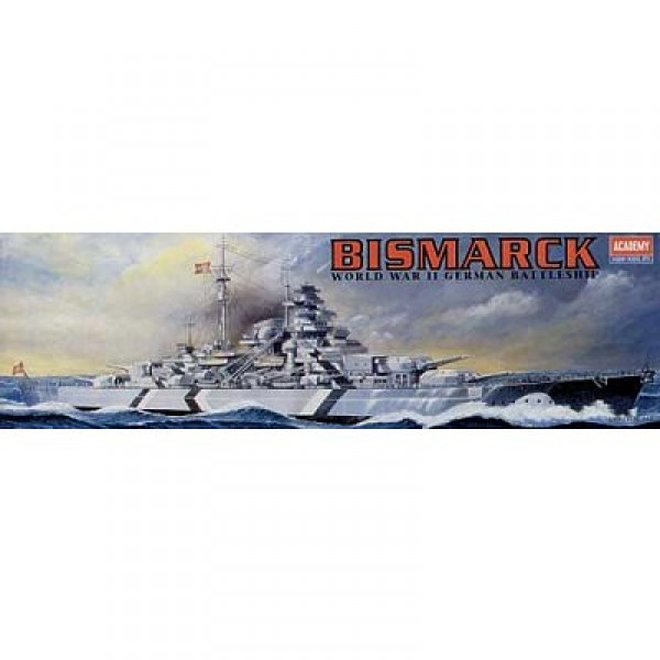 Maquette bateau : Battleship Bismarck (MTR) - Academy-1437