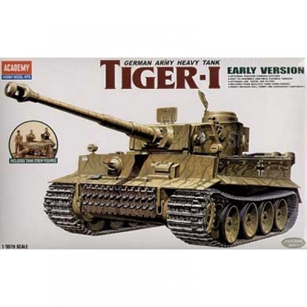 Maquette Char : Tiger I Exterior Model - Academy-1386