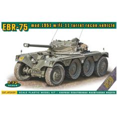 EBR-75 mod.1951 w/FL-11 turret recon. vehicle 1:72