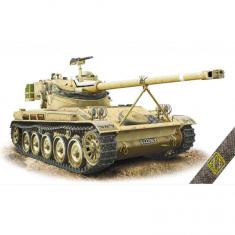 Maqueta de tanque: tanque ligero francés AMX-13/75