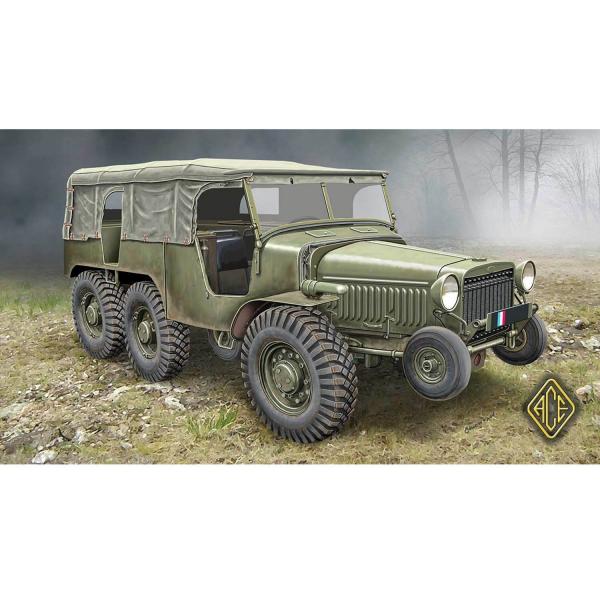 W-15T French WWII 6x6 artillery tractor - 1:72e - ACE - Ace-ACE72536