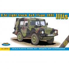 Maquette voiture militaire : Iltis 4x4 0.5t (type 183)