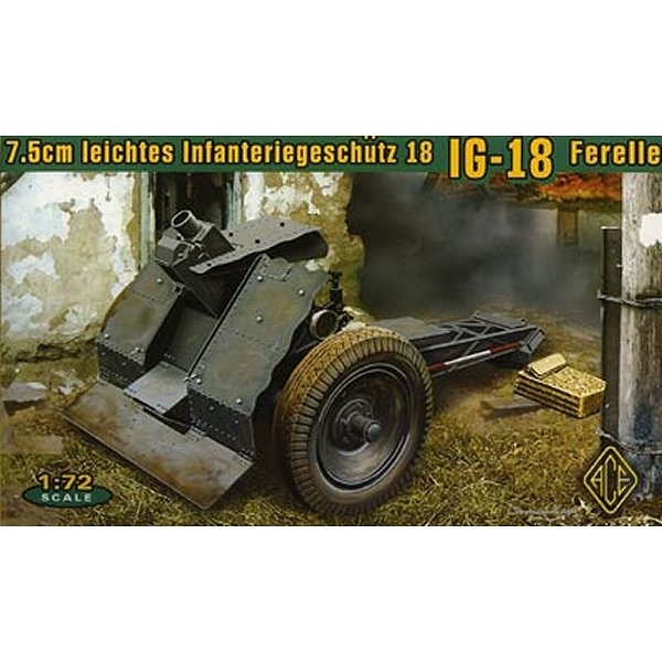 Maquette Canon allemand 7.5cm Leichtes Infanteriegeschütz 18 (IG 18) - Ace-ACE72224