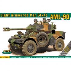 Maquette de Chars : AML-90 Light véhicules blindés - 4x4