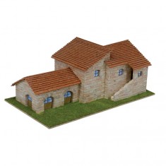 Maquette en céramique : Villa toscane