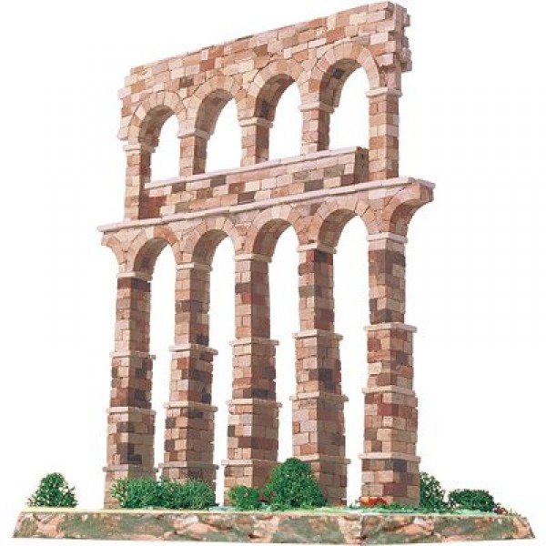 Maqueta de cerámica: Acueducto de Segovia, España - Aedes-1253